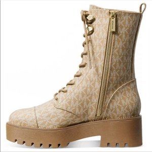 Michael Kors Women's Bryce Lug Sole Platform Combat Boot size 8